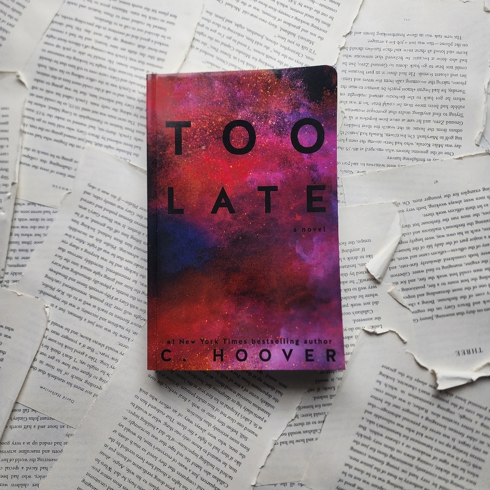 Too late by colleen hoover oop cover dark thriller romance paperback book